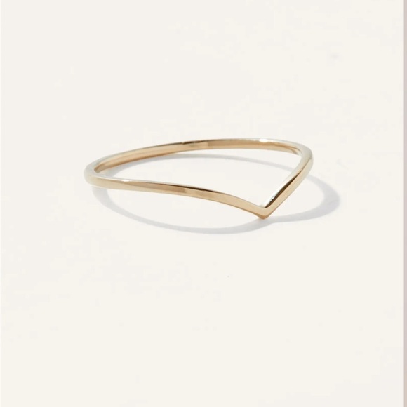 Quince Jewelry - QUINCE NEW in BOX 14k Gold Wishbone Ring